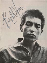 Lot #759 Bob Dylan Signed Photograph - Image 1