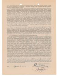 Lot #659 Roy O. Disney Signed Document - Image 3