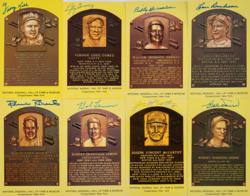 Lot #1128 Baseball Hall of Famers Hall Of Fame Cards - Image 1