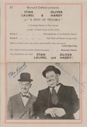 Lot #980 Laurel and Hardy Handbill - Image 1
