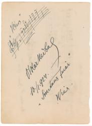 Lot #780 Oskar Nedbal - Image 1