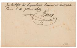 Lot #305 Eugène François Vidocq Handwritten Notes - Image 1
