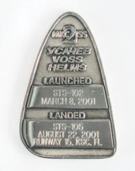 Lot #410 ISS Expedition 2 Flown Robbins Medallion Robbins Medallion - Image 2