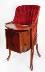 Lot #157 John F. Kennedy, Jr: Antique French high chair, used at the White House by JFK Jr. - Image 1