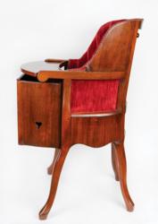 Lot #157 John F. Kennedy, Jr: Antique French high chair, used at the White House by JFK Jr. - Image 3