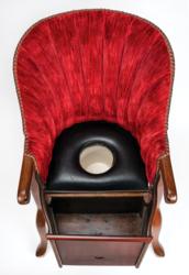 Lot #157 John F. Kennedy, Jr: Antique French high chair, used at the White House by JFK Jr. - Image 6