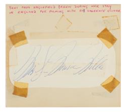 Lot #911 Marilyn Monroe Signature - Image 1