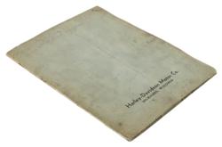 Lot #166 Harley-Davidson: Arthur Davidson: Training manual for the Harley-Davidson Factory Service School, signed by Arthur in 1937 - Image 1