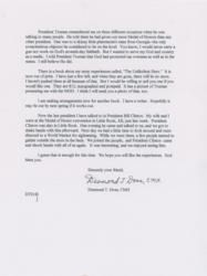 Lot #336 Desmond Doss Typed Letter Signed - Image 2