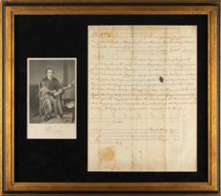 Lot #155 Patrick Henry Signed Document - Image 1