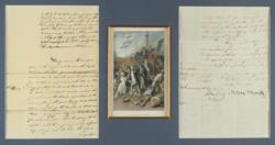 Lot #327 Horatio Nelson: Admiral Nelson orders the resupply of fresh water and oxen at Sardinia - Image 2