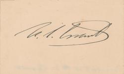 Lot #14 U. S. Grant Signature
