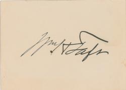 Lot #125 William and Helen Taft Signatures - Image 2