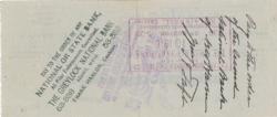 Lot #127 William H. Taft Check - Image 1