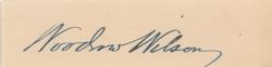 Lot #148 Woodrow and Edith Wilson Signatures - Image 1