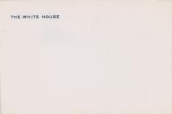 Lot #116 Franklin D. Roosevelt White House Card - Image 2