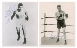 Lot #1131 Jack Dempsey and Gene Tunney Signed Photographs - Image 1