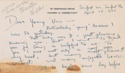 Lot #724 Thornton Wilder - Image 1