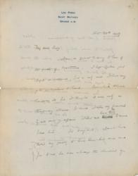 Lot #722 H. G. Wells Handwritten Letter Signed - Image 1