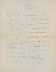 Lot #722 H. G. Wells Handwritten Letter Signed - Image 2
