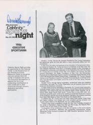 Lot #145 Donald Trump Program - Image 1