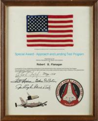 Lot #589 Space Shuttle ALT Flown Flag - Image 2