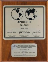 Lot #484 Apollo 15 Signed Photograph - Image 2