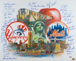 Lot #1153 NY Mets and Yankees Print - Image 1
