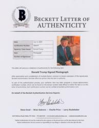 Lot #144 Donald Trump Signed Photograph - Image 2