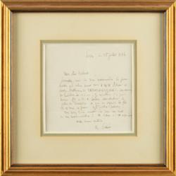 Lot #190 Louis Pasteur Handwritten Letter Signed - Image 2