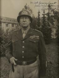 Lot #323 George S. Patton Signed Photograph - Image 1