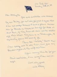 Lot #349 William F. Halsey Handwritten Letter Signed - Image 1