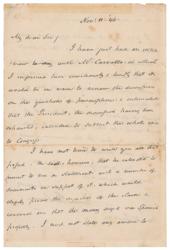 Lot #11 James Buchanan Handwritten Letter Signed