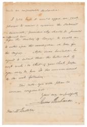 Lot #11 James Buchanan Handwritten Letter Signed - Image 2