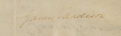 Lot #3 James Madison Signed Document - Image 2