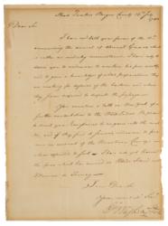 Lot #1 George Washington: Threatened by the