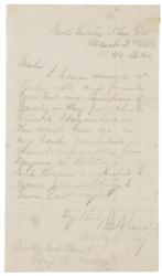 Lot #320 George A. Custer: Extremely important letter as Custer prepares to track down Early's army on the morning of the Battle of Waynesboro - Image 1