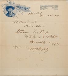 Lot #211 William F. 'Buffalo Bill' Cody Handwritten Letter Signed - Image 1