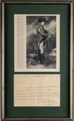 Lot #311 Charles Cornwallis Handwritten Letter Signed - Image 2