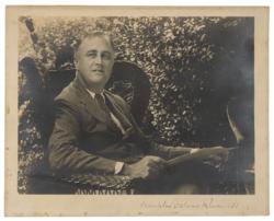 Lot #19 Franklin D. Roosevelt: Rare FDR portrait