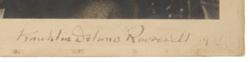 Lot #19 Franklin D. Roosevelt: Rare FDR portrait signed with his full name - Image 2
