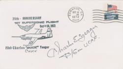 Lot #408 Chuck Yeager Anniversary Covers - Image 2