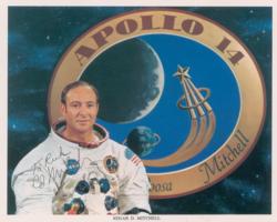 Lot #483 Apollo 14: Shepard and Mitchell Signed Photographs - Image 1