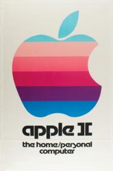 Lot #6015  Apple II 'Rainbow' Poster