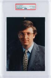 Lot #6026 Bill Gates Signed Photograph