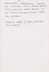 Lot #6007 Steve Jobs and Del Yocam Photograph Annotated by Yocam - Image 2