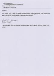 Lot #6002 Steve Jobs Typed Letter Signed - Image 3