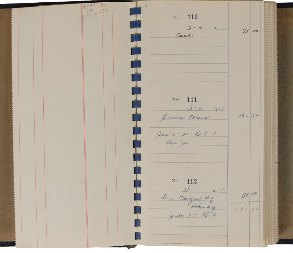 Lot 713 Marilyn Monroe: 1955-1956 Marilyn Monroe Productions check register