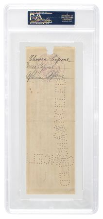 Lot #190 Al Capone: Exceptional twice-signed gold coin interest note - Image 2