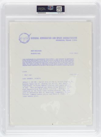 Lot #365 Apollo 11 Original 'Type 1' Photograph Photograph - Image 2